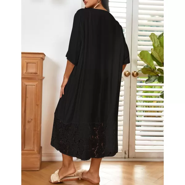 Bsubseach Caftans for Women V Neck Swimsuit Cover Up Beachwear