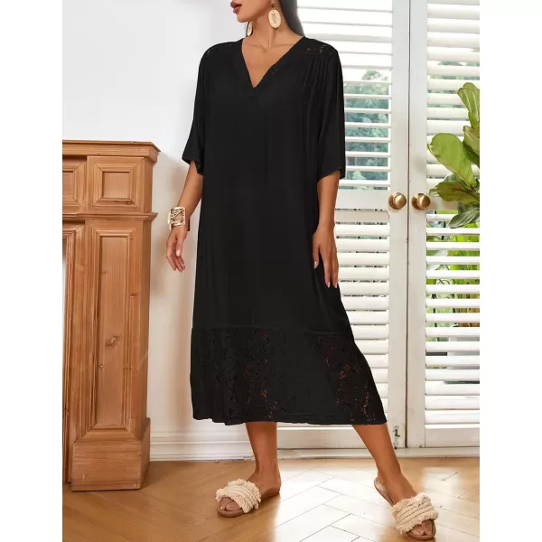 Bsubseach Caftans for Women V Neck Swimsuit Cover Up Beachwear