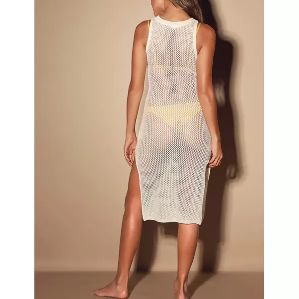 Bsubseach Crochet Cover Ups for Swimwear Women Knit Beach Cover Up Dress Summer Beachwear