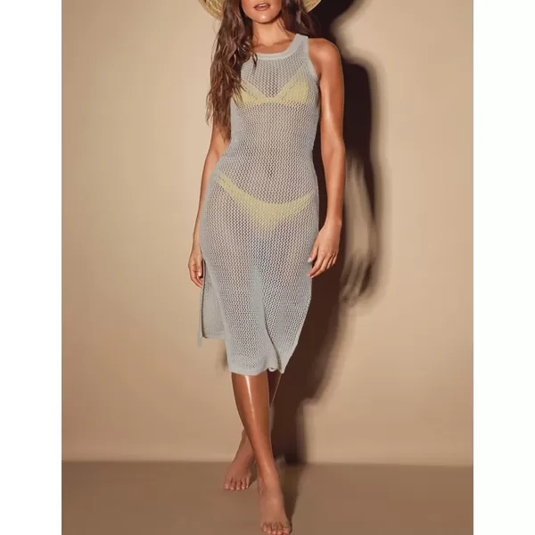 Bsubseach Crochet Cover Ups for Swimwear Women Knit Beach Cover Up Dress Summer Beachwear