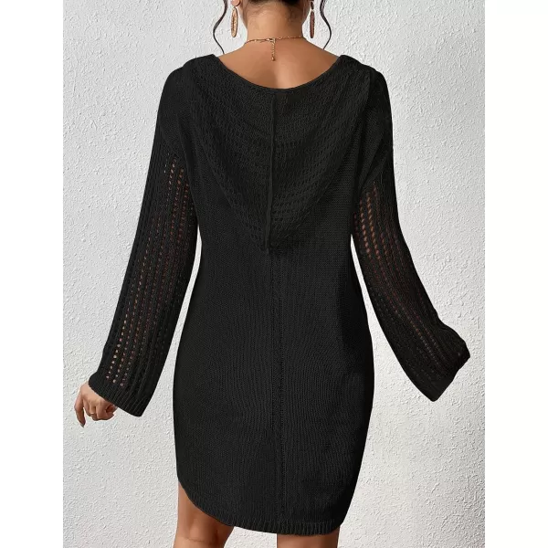 Bsubseach Crochet Coverups for Women Bathing Suit Cover Ups Short Beach Dress Swim Cover Up