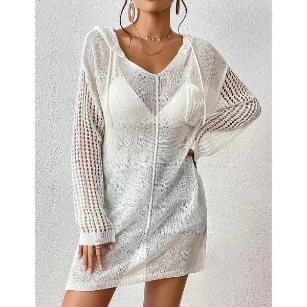 Bsubseach Crochet Coverups for Women Bathing Suit Cover Ups Short Beach Dress Swim Cover Up