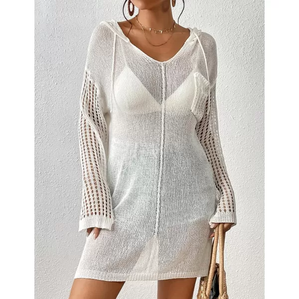 Bsubseach Crochet Coverups for Women Bathing Suit Cover Ups Short Beach Dress Swim Cover Up