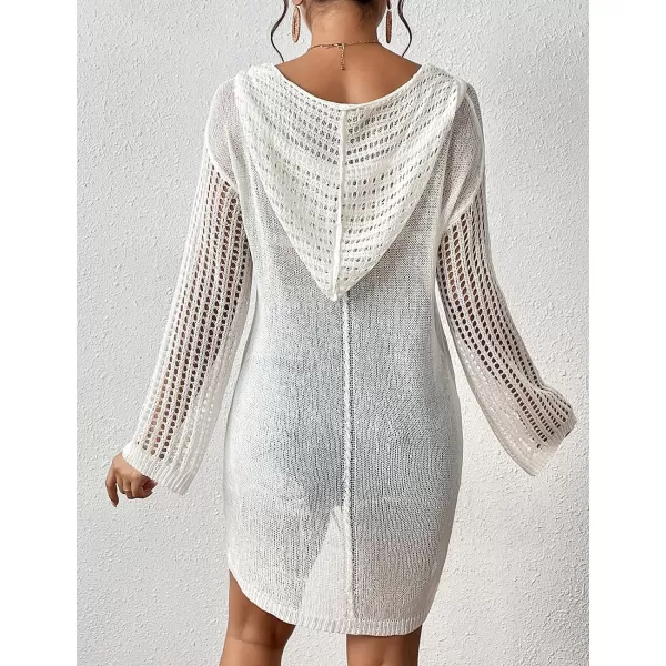 Bsubseach Crochet Coverups for Women Bathing Suit Cover Ups Short Beach Dress Swim Cover Up