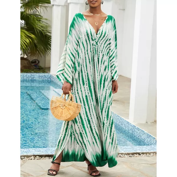 Bsubseach Kaftan Dresses for Women Long Beach Swimsuit Cover Up Plus Size Caftan Summer Cover Ups