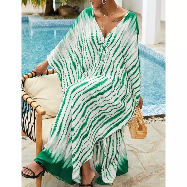 Bsubseach Kaftan Dresses for Women Long Beach Swimsuit Cover Up Plus Size Caftan Summer Cover Ups