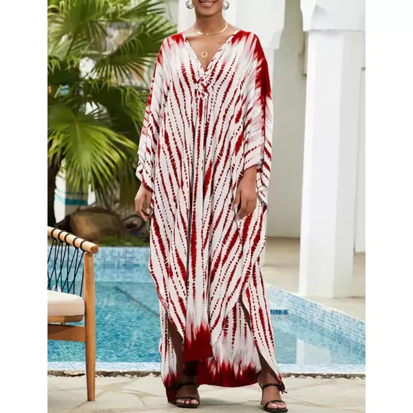 Bsubseach Kaftan Dresses for Women Long Beach Swimsuit Cover Up Plus Size Caftan Summer Cover Ups