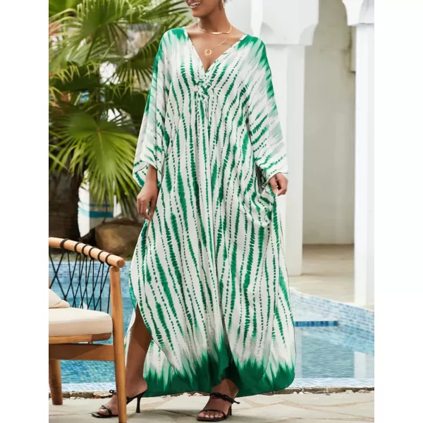 Bsubseach Kaftan Dresses for Women Long Beach Swimsuit Cover Up Plus Size Caftan Summer Cover Ups