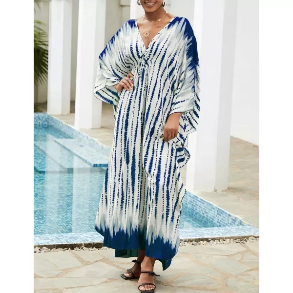 Bsubseach Kaftan Dresses for Women Long Beach Swimsuit Cover Up Plus Size Caftan Summer Cover Ups
