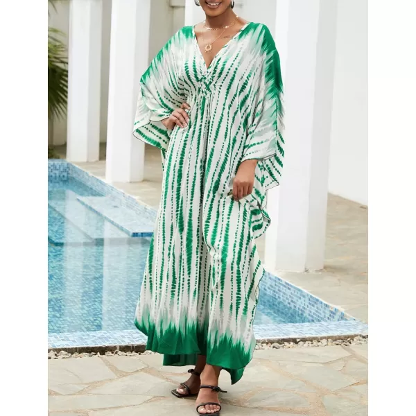 Bsubseach Kaftan Dresses for Women Long Beach Swimsuit Cover Up Plus Size Caftan Summer Cover Ups
