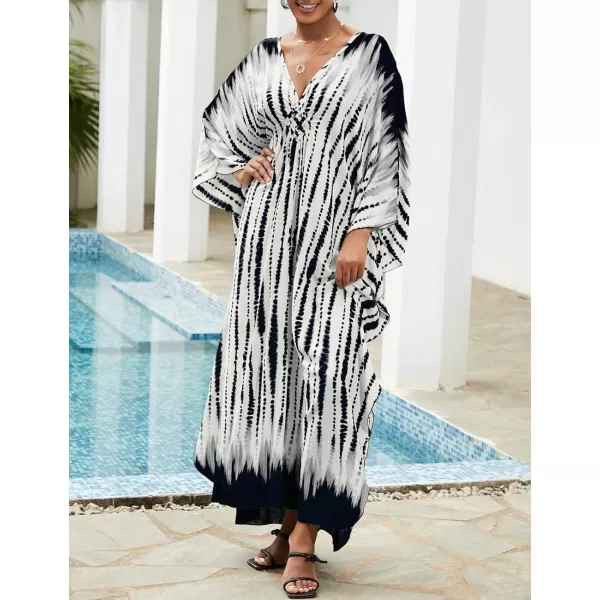 Bsubseach Kaftan Dresses for Women Long Beach Swimsuit Cover Up Plus Size Caftan Summer Cover Ups