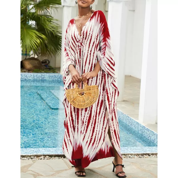 Bsubseach Kaftan Dresses for Women Long Beach Swimsuit Cover Up Plus Size Caftan Summer Cover Ups