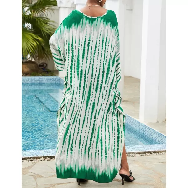 Bsubseach Kaftan Dresses for Women Long Beach Swimsuit Cover Up Plus Size Caftan Summer Cover Ups