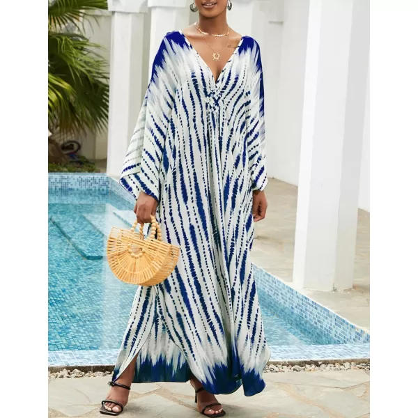 Bsubseach Kaftan Dresses for Women Long Beach Swimsuit Cover Up Plus Size Caftan Summer Cover Ups