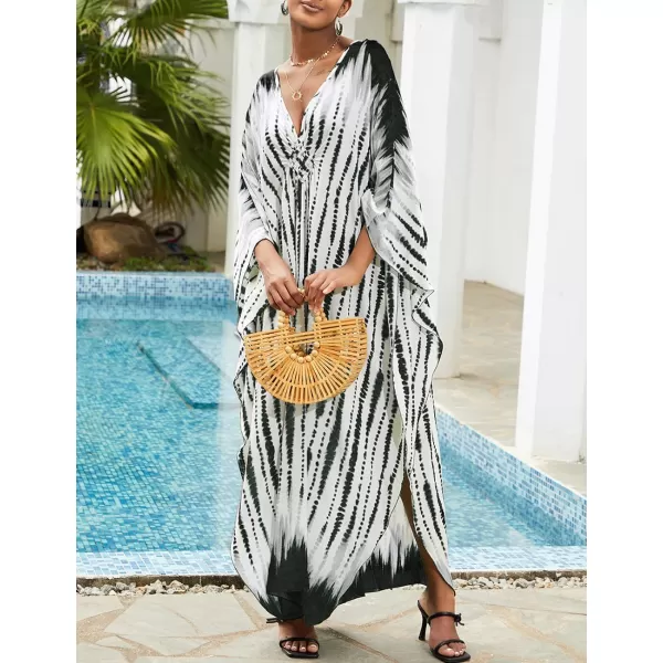 Bsubseach Kaftan Dresses for Women Long Beach Swimsuit Cover Up Plus Size Caftan Summer Cover Ups