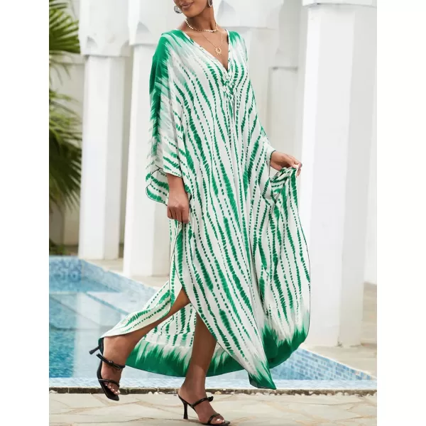 Bsubseach Kaftan Dresses for Women Long Beach Swimsuit Cover Up Plus Size Caftan Summer Cover Ups