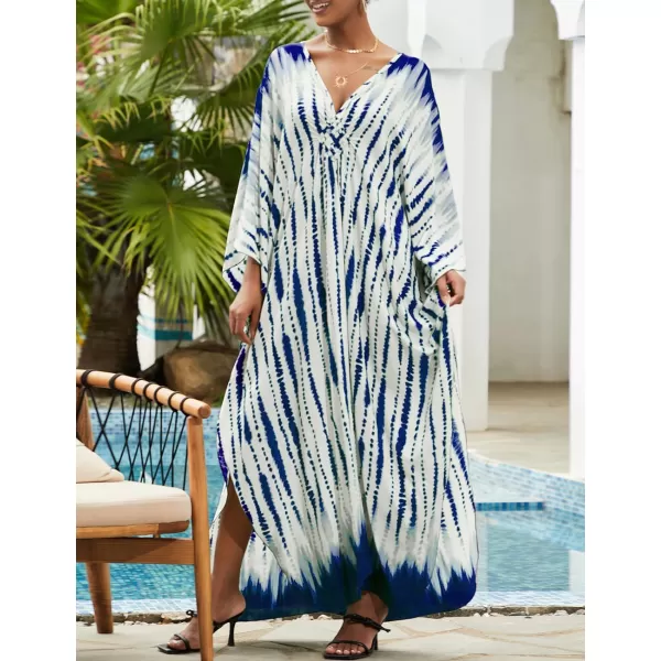 Bsubseach Kaftan Dresses for Women Long Beach Swimsuit Cover Up Plus Size Caftan Summer Cover Ups