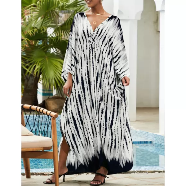 Bsubseach Kaftan Dresses for Women Long Beach Swimsuit Cover Up Plus Size Caftan Summer Cover Ups