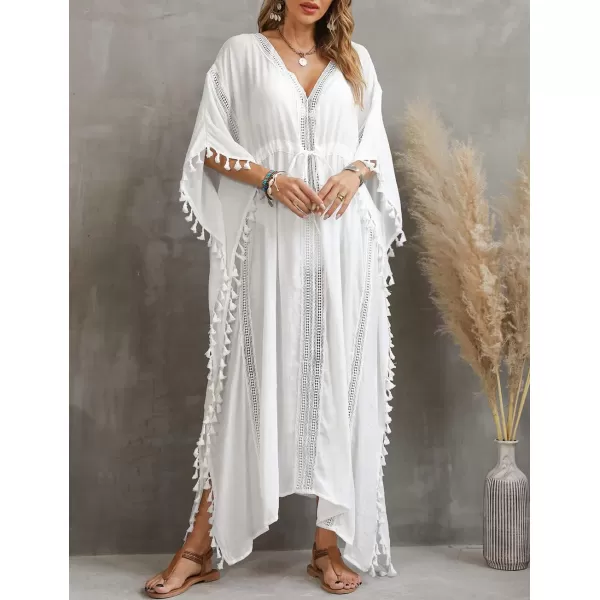 Bsubseach Swimsuit Cover Up for Swimwear Women Kaftan Dress with Drawstring
