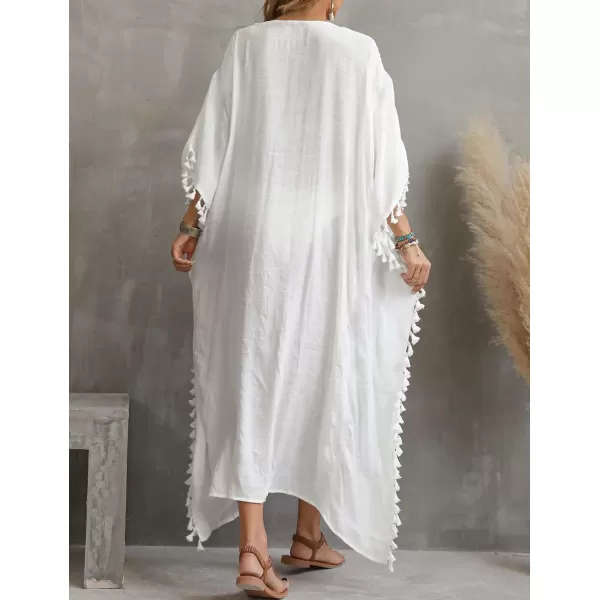 Bsubseach Swimsuit Cover Up for Swimwear Women Kaftan Dress with Drawstring