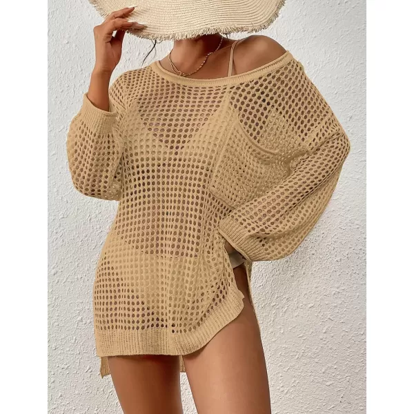 Bsubseach Swimsuit Cover Up for Women Sexy Crochet Tops Knitted Beach Outfits