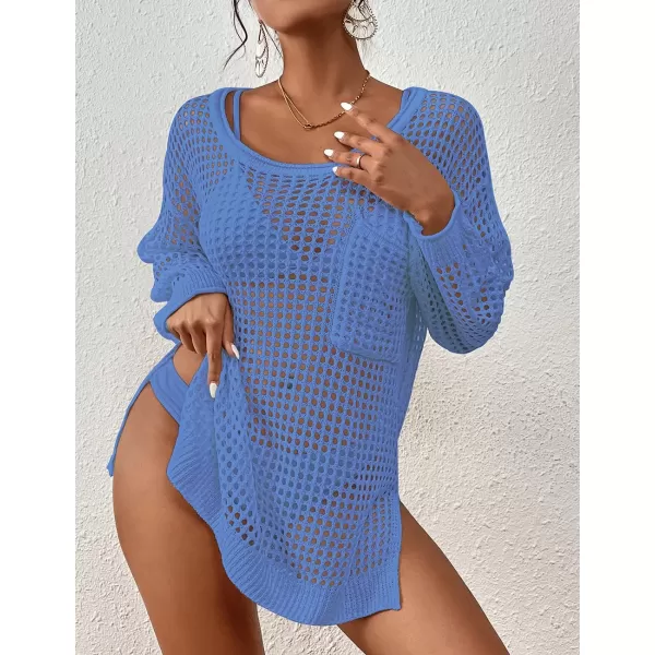 Bsubseach Swimsuit Cover Up for Women Sexy Crochet Tops Knitted Beach Outfits