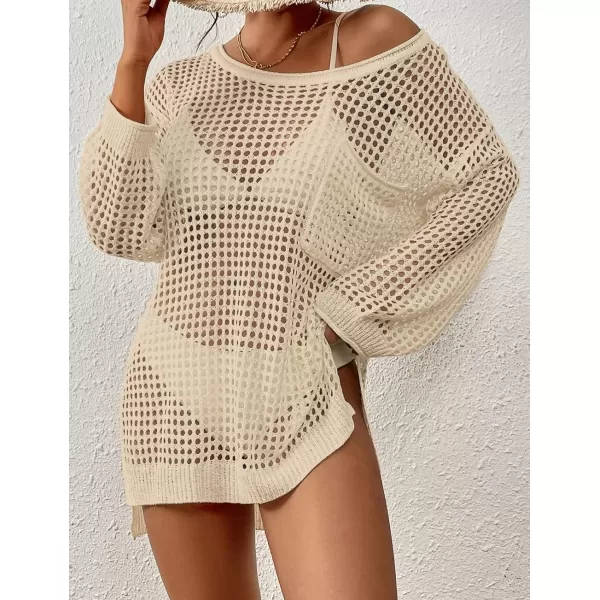 Bsubseach Swimsuit Cover Up for Women Sexy Crochet Tops Knitted Beach Outfits