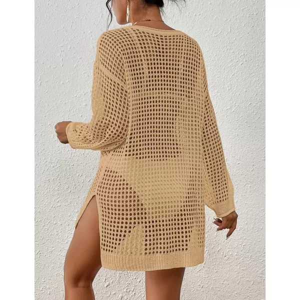 Bsubseach Swimsuit Cover Up for Women Sexy Crochet Tops Knitted Beach Outfits