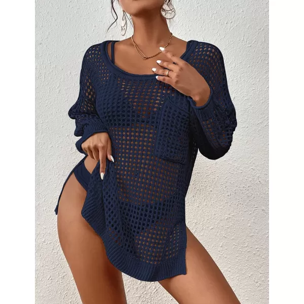 Bsubseach Swimsuit Cover Up for Women Sexy Crochet Tops Knitted Beach Outfits