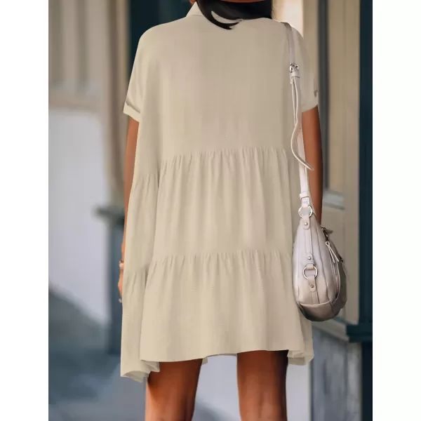 Bsubseach Swimsuit Coverup for Women Button Shirt Casual Dresses Vacation Wear