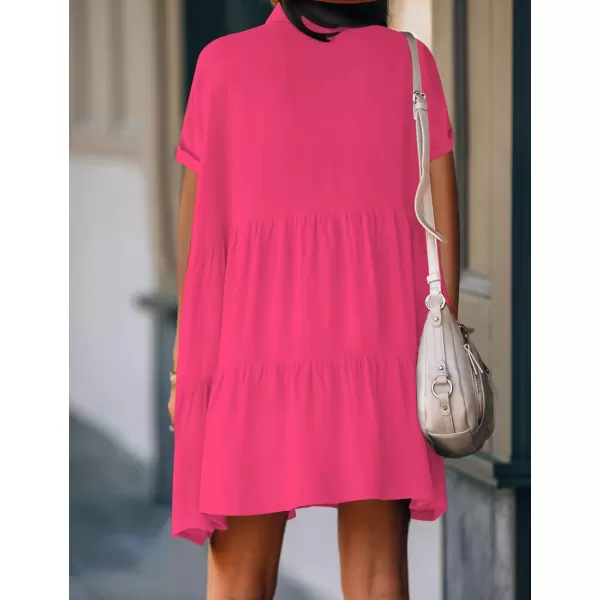 Bsubseach Swimsuit Coverup for Women Button Shirt Casual Dresses Vacation Wear
