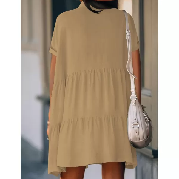 Bsubseach Swimsuit Coverup for Women Button Shirt Casual Dresses Vacation Wear