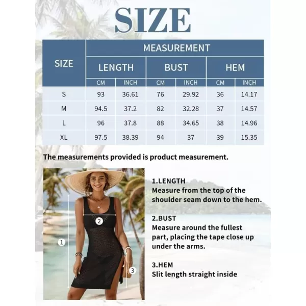 Bsubseach Swimwear Beach Cover Ups for Women Hollow Out Summer Coverups for Bathing Suits