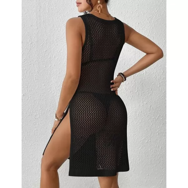 Bsubseach Swimwear Beach Cover Ups for Women Hollow Out Summer Coverups for Bathing Suits