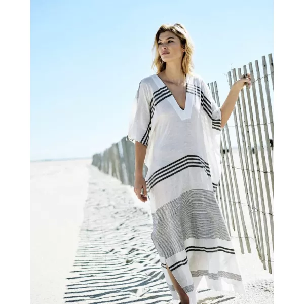 Bsubseach Women Bathing Suit Cover Up Ethnic Print Kaftan Beach Maxi Dresses