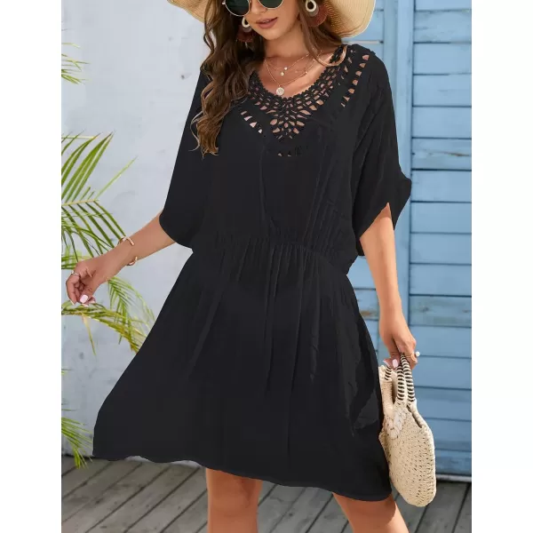 Bsubseach Women Beach Tunic Shirt Cover Up Dress Loose Bathing Suit Coverup