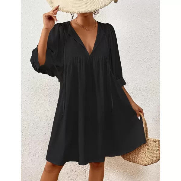 Bsubseach Women Beach Tunic Shirt Cover Up Dress Loose Bathing Suit Coverup
