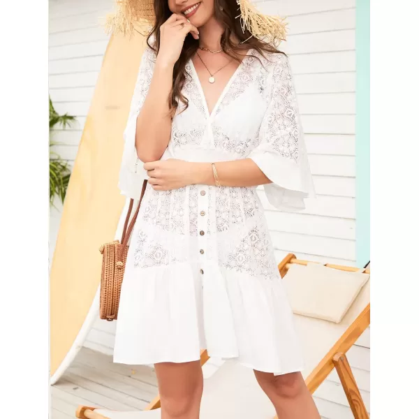 Bsubseach Women Beach Tunic Shirt Cover Up Dress Loose Bathing Suit Coverup