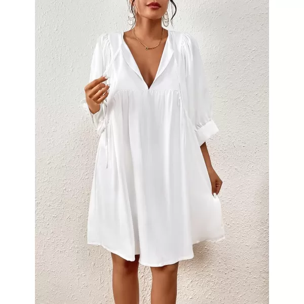 Bsubseach Women Beach Tunic Shirt Cover Up Dress Loose Bathing Suit Coverup
