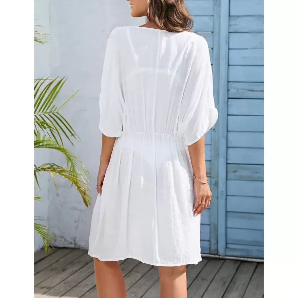 Bsubseach Women Beach Tunic Shirt Cover Up Dress Loose Bathing Suit Coverup