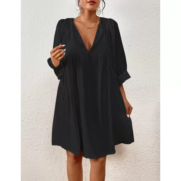 Bsubseach Women Beach Tunic Shirt Cover Up Dress Loose Bathing Suit Coverup