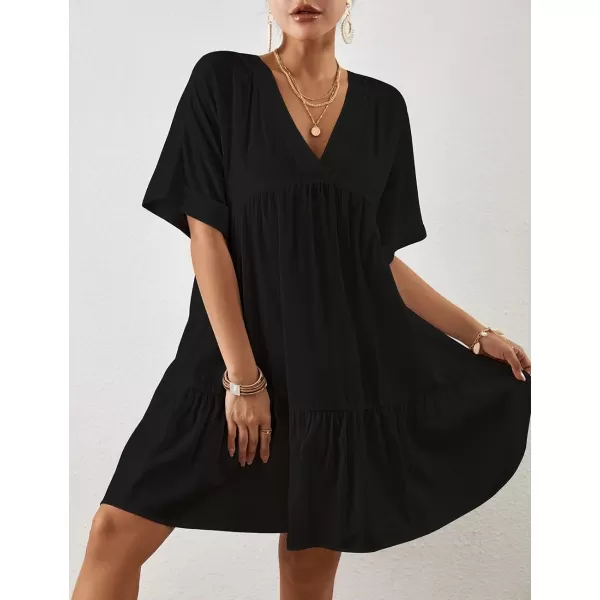 Bsubseach Women Casual Swimsuit Cover Up Blouses Button Down Beach Tunic Dress Bathing Suit Coverup