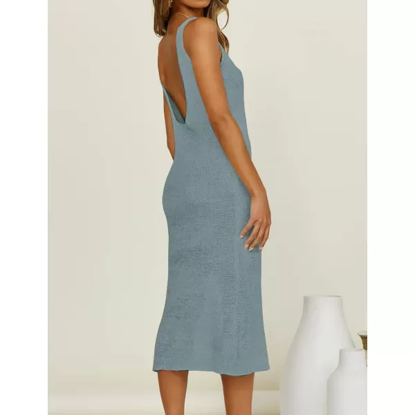 Bsubseach Women Crochet Cover Up for Swimwear Backless Beach Knit Dress