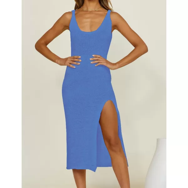 Bsubseach Women Crochet Cover Up for Swimwear Backless Beach Knit Dress