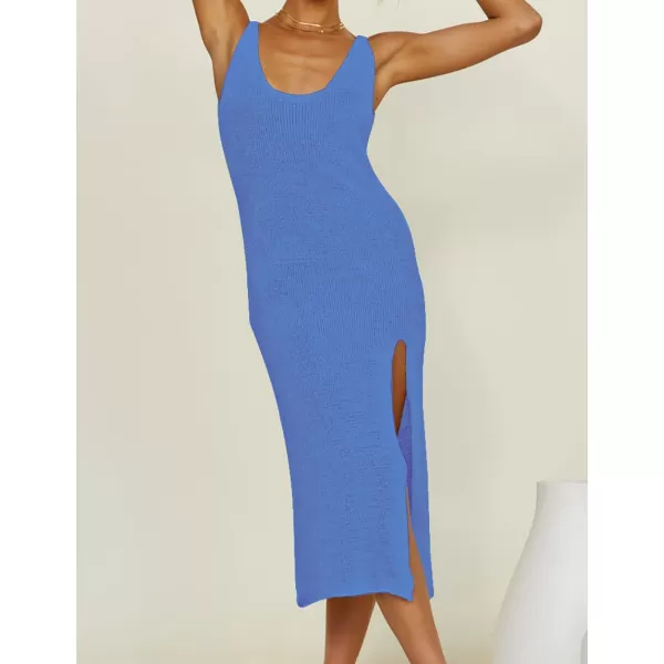 Bsubseach Women Crochet Cover Up for Swimwear Backless Beach Knit Dress