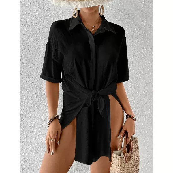 Bsubseach Women's Bathing Suit Cover Ups for Swimwear Swimsuit Cover Up Coverups Beach Dress Shirt