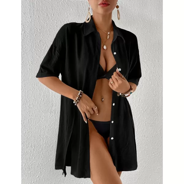 Bsubseach Women's Bathing Suit Cover Ups for Swimwear Swimsuit Cover Up Coverups Beach Dress Shirt