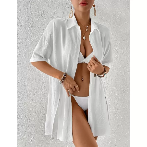 Bsubseach Women's Bathing Suit Cover Ups for Swimwear Swimsuit Cover Up Coverups Beach Dress Shirt