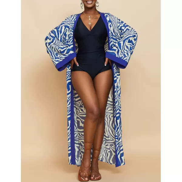 Bsubseach Womens Kimono Swimsuit Coverup Long Summer Cardigans for Swimwear