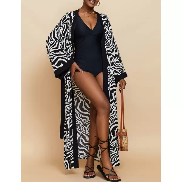 Bsubseach Womens Kimono Swimsuit Coverup Long Summer Cardigans for Swimwear